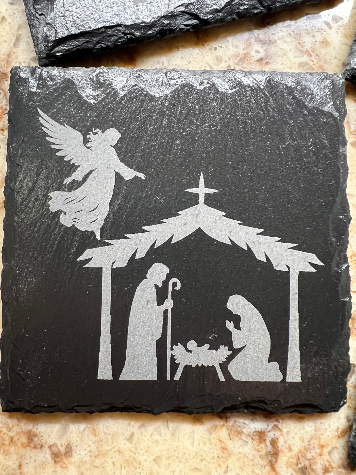 Slate Coaster Sets (4 Pc.)